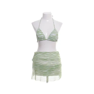 Swim set (Green, White) Elastane, Polyester