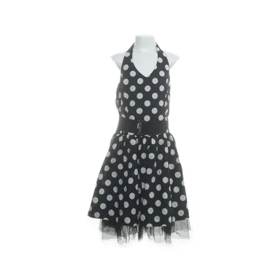 Jurk (Zwart, Wit) van Kids by Lindex Katoen, Polyester