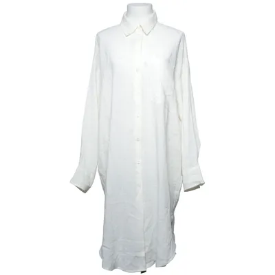 Shirt dress (White) from Lindex Polyamide, Viscose