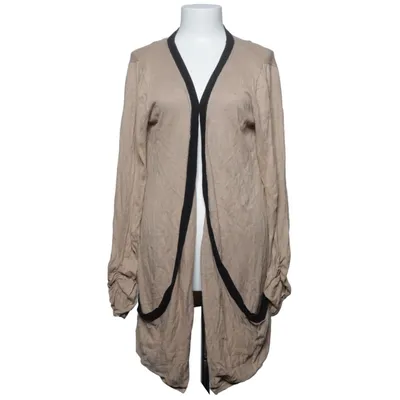 Cardigan (Beige, Black) from Pomodoro Cotton, Polyamide, Viscose