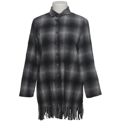 Overshirt (Black, Gray, White) from Heart Kiss Acrylic, Polyester, Wool