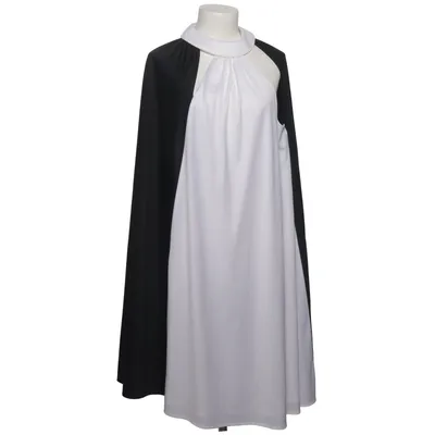 Halterneck-kjole (Sort, Hvid) fra Sixth Sense Polyester