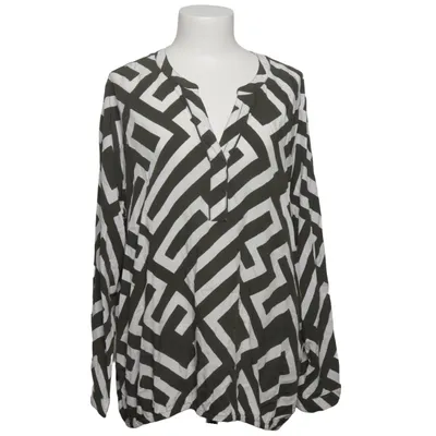 Blouse (Green, White) from Cecil Viscose