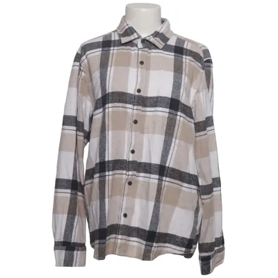 Flanellskjorta (Beige, Vit, Svart) från Xside Akryl, Bomull, Polyamid, Polyester, Viskos, Ull