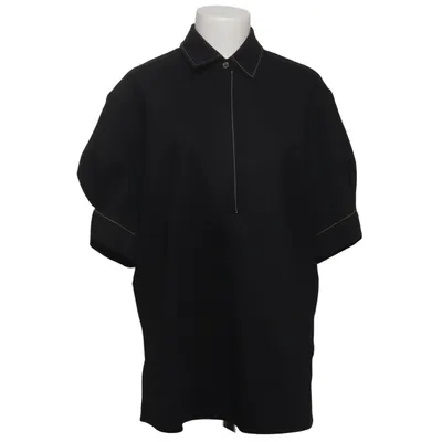 Polo shirt (Black) from Victoria Beckham Elastane, Recycled polyester, Viscose