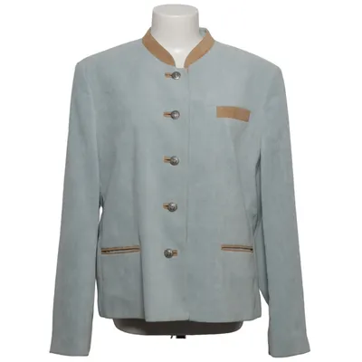 Blazer (Bleu, Beige) de H. Moser Acétate, Polyamide, Polyester, Viscose