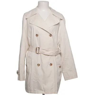 Trench coat (White) from DinoModa Acetate, Cotton, Cupro, Polyester, Polyurethane