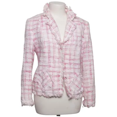 Blazer (Wit, Roze) van Clément Katoen, Viscose