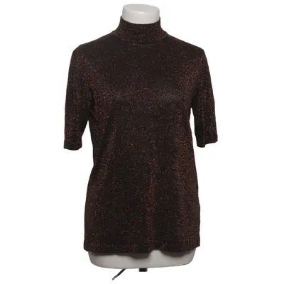 Haut (Noir, Or) de Laura Berlucchi Polyester, Soie