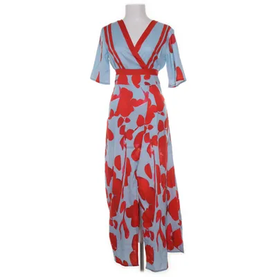 Långklänning (Blå, Röd) från Babara Mode Polyester