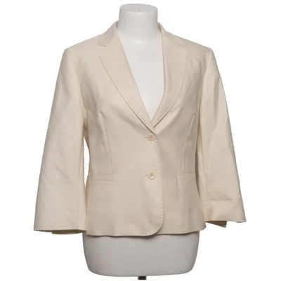 Blazer (Beige) fra MaxMara Studio Acetat, Bomuld, Elastan, Silke