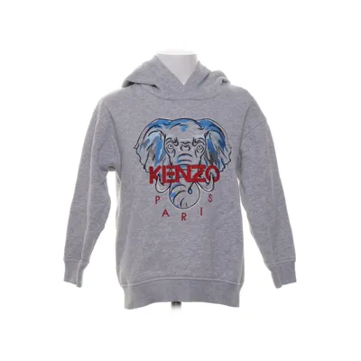 Huvtröja (Grå, Blå, Röd) från Kenzo Kids Bomull, Polyester