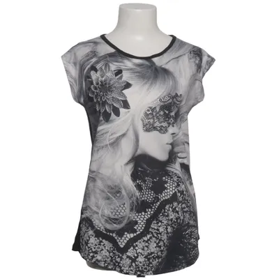 T-shirt (Svart, Vit) från La Bella Elastan, Viskos