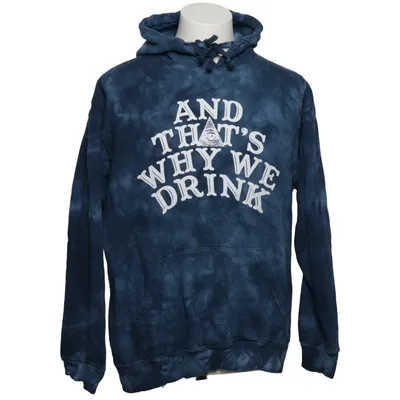Capuchon sweater (Blauw, Wit) van Colortone Katoen, Polyester