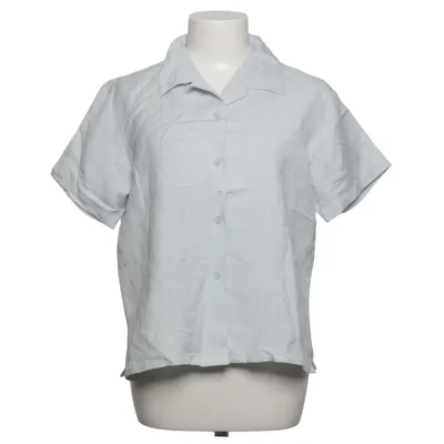 Chemise à manches courtes (Bleu) de Miss H Express Lin, Viscose