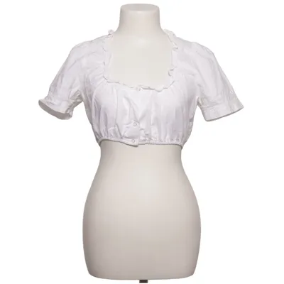 Dirndl blouse (White) from Hammerschmid Cotton
