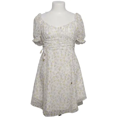 Klänning (Vit, Flerfärgad) från Simplee Polyester