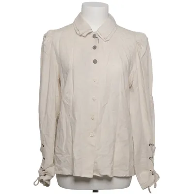 Skjorte (Beige) fra Perry Bomuld, Linned, Viscose