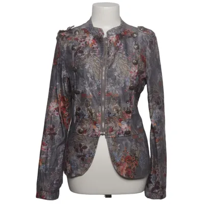 Blazer (Gris, Multicolore) de Please Coton, Élasthane, Polyester