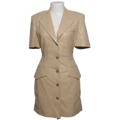 Shirt dress (Beige) from Nanushka Polyester, Polyurethane, Viscose