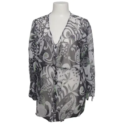 Blouse (Black, White, Green) from Bonita