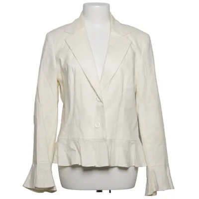 Blazer (White) from Jürgen Michaelsen Linen, Polyester, Viscose