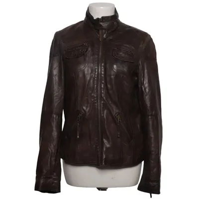 Lederjacke (Braun) von Jilani Collection Leder, Polyester