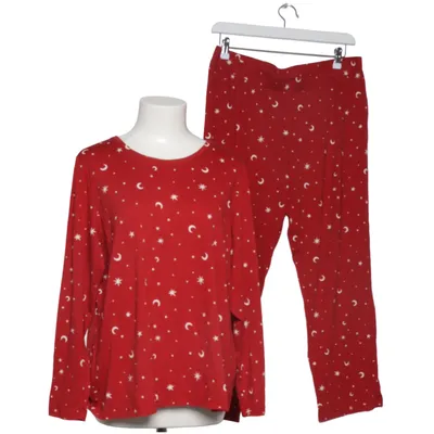 Pyjama (Rouge, Blanc) de TCM Coton, Polyester recyclé, Viscose