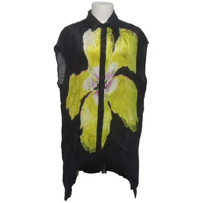 Blouse (Noir, Jaune, Multicolore) de Religion Cupro, Viscose