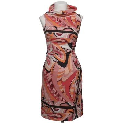 Jurk (Roze, Meerkleurig) van Zara Basic Polyester, Viscose