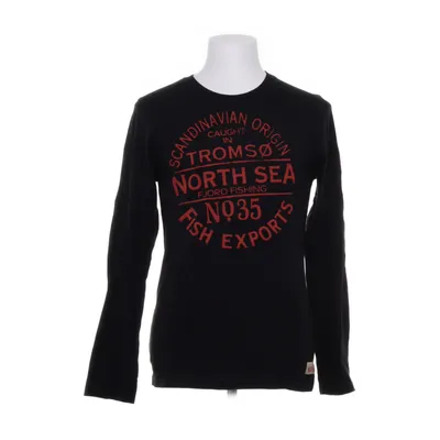 Long sleeve T-shirt (Black, Red) from EDC Brand Cotton