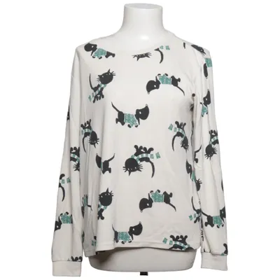 Långärmad t-shirt (Vit, Svart, Grön) från Hema Elastan, Polyester, Viskos