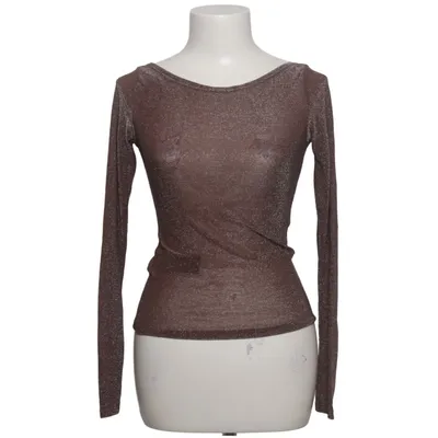 Top (Bruin) van Mango Polyamide, Polyester