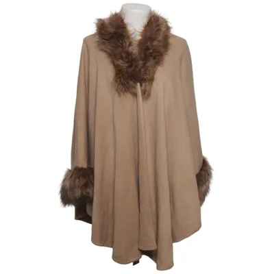 Poncho (Beige) från Alba Moda Akryl, Polyamid