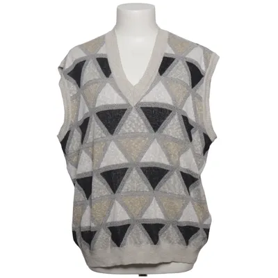Pull sans manches (Beige, Noir, Gris) de Monello Acrylique, Coton, Polyamide