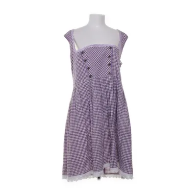 Dirndl (Lila, Wit) van Rose Trachten Katoen, Polyester