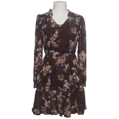 Robe (Marron, Multicolore) de Fresh Lemons Élasthane, Polyester, Viscose