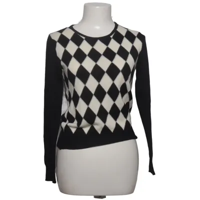 Sweater (Sort, Hvid) fra Caroll Akryl, Merinould