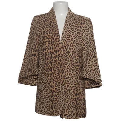 Blazer (Braun, Schwarz) von Pieces Elasthan, Recyceltes Polyester