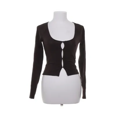 Crop top (Brown) from Weekday Cotton, Elastane