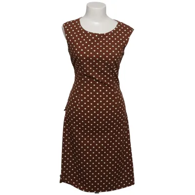 Dress (Brown, White) from Comma Polyester