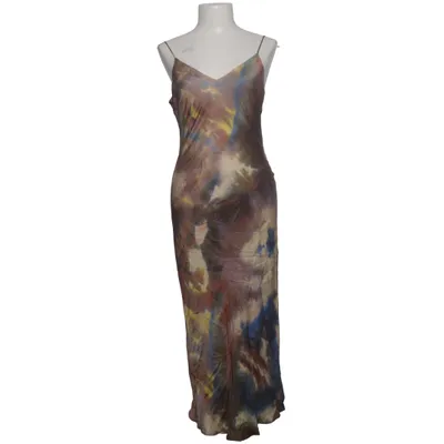 Kleid (Braun, Mehrfarbig) von Set Polyester, Seide, Viskose