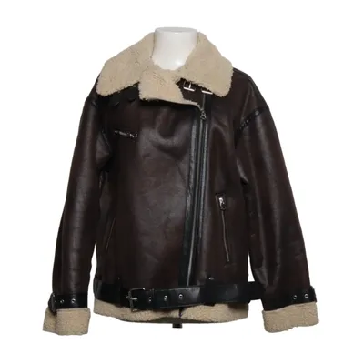 Shearlingjacka (Brun, Beige) från Zara Polyuretan