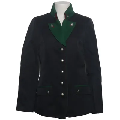 Blazer (Black, Green) from Kaiserjäger Acetate, Cotton, Metallic fiber, Polyester, Viscose