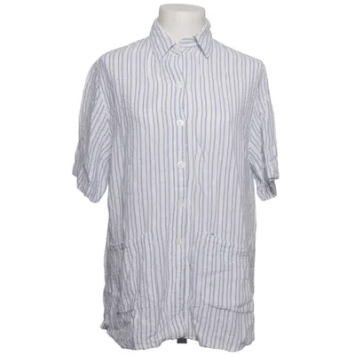 Chemise à manches courtes (Bleu, Blanc) de Emdee Polyester, Viscose