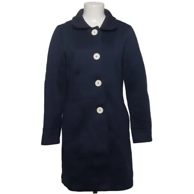 Coat (Blue) from The Hackbarth's Elastane, Polyester, Viscose
