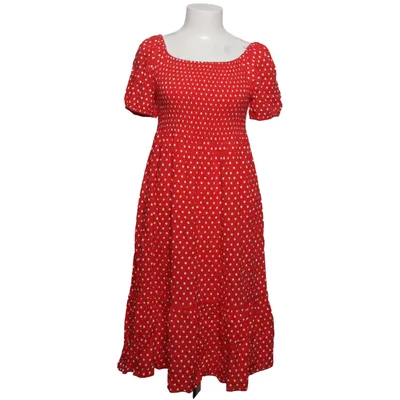 Klänning (Röd, Vit) från JIA QI Bomull, Polyester