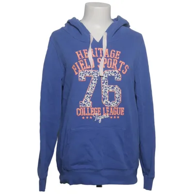Capuchon sweater (Blauw) van Gina Katoen, Polyester