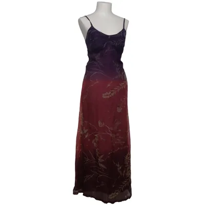 Maxi dress (Purple, Red, Multicolored) Silk