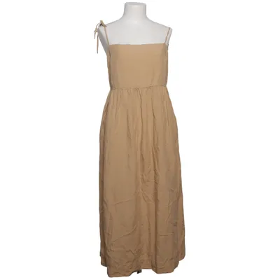 Maxikjole (Beige) fra Uniqlo Bomuld, Linned, Lyocell, Polyester